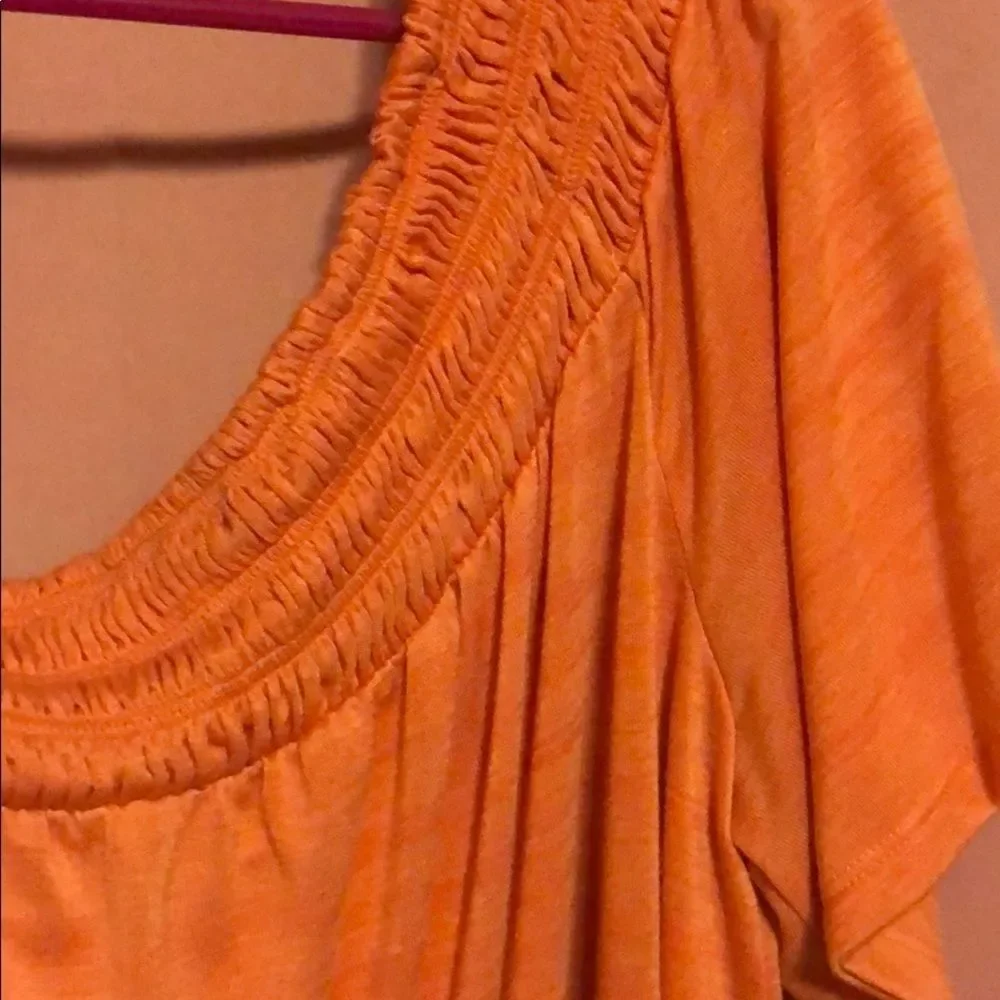 Boutique 2X pink top off shoulder super cute - Picture 7 of 7